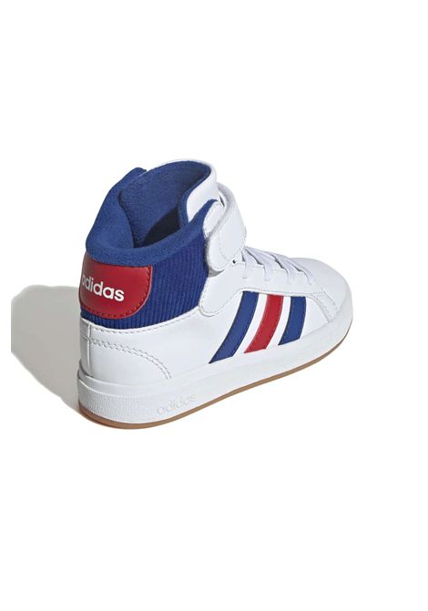 Scarpe Adidas Grand Court Mid Bianco Blu Rosso Bambini ADIDAS CORE | Sneakers | JP8876-